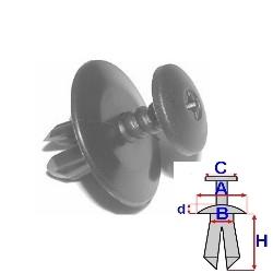 SPAUSTELIS GAUBTAI VARIKLIO 10 VNT. ,BMW 