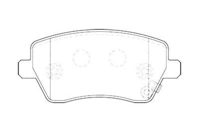 VALEO КОЛОДКИ ТОРМОЗНЫЕ NISSAN MICRA III 03-10 ПЕРЕД