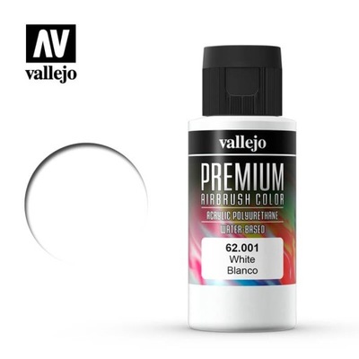 VALLEJO PREMIUM COLOR 62001 WHITE 60ml