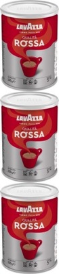 Kawa mielona Lavazza Qualita Rossa puszka 250g x3