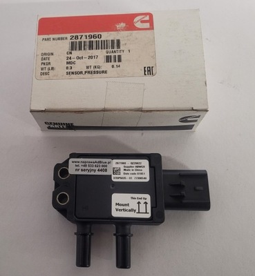 NUEVO SENSOR ROZNICY DE PRESIÓN DAF XF 106 LF EUROPA 6 2871960 4307786 FACTURA-VAT  