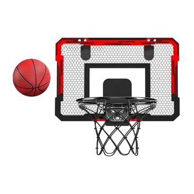 Obręcz do koszykówki Zabawki do koszykówki System do koszykówki nad drzwiami Mini Czerwony