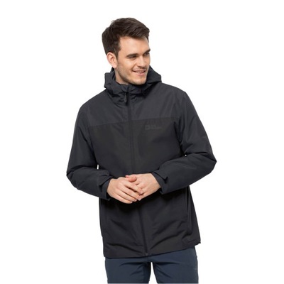 Męska kurtka przeciwdeszczowa Jack Wolfskin TAUBENBERG 3IN1 JKT XL