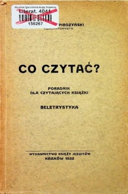 Co czytać 1932 r.