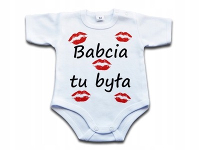 Babcia tu była BODY niemowlęce - 86 kr