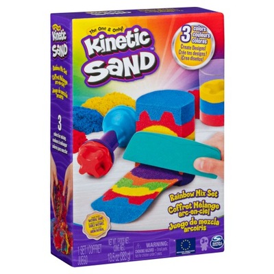 PIASEK KINETYCZNY KINETIC SAND ZESTAW 3 KOLORY