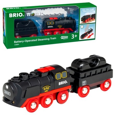 BRIO - BATTERY-OPERATED STEAMING TRAIN