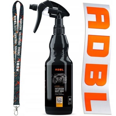 ADBL Interior Matt Max 0,5L Dressing Do Plastików Kokpit Zabezpieczenie