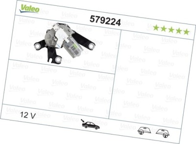 Двигун двірник задніх - valeo 579224 фото №1