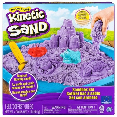 KINETIC SAND Piasek kinetyczny, fioletowy