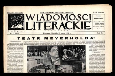 Wiadomości Literackie nr 11 428 13 marca 1932