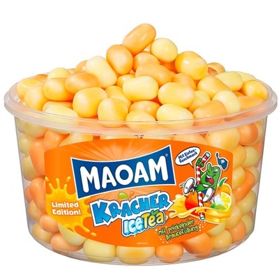 Gumy Maoam Kracher Ice Tea HARIBO 1200g 265szt