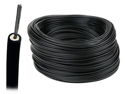 Przewód kabel linka giętki 2,5mm2 czarny 2,5 10m