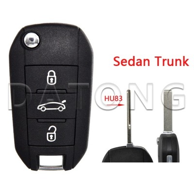 DATONG WORLD CAR KEY SHELL CASE PARA PEUGEOT 208 2008 301 308 508 50~24123  