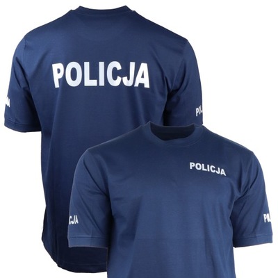 POLICJA koszulka odblaskowa mundurowa 116/184