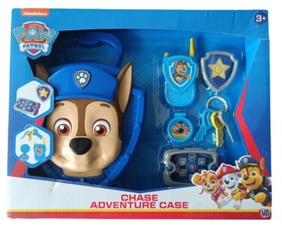 Zestaw akcesoriów i zabawek psi patrol w walizce chase adventure case 3+