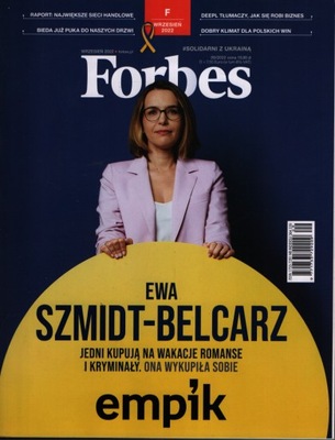 9/2022 FORBES Ewa Szmidt-Belcarz