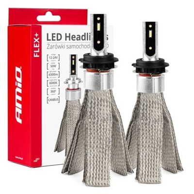 LUCES DE AUTOMÓVIL DIODO LUMINOSO LED SERIE FLEX+ H7-1 12V 24V 6000K CANBUS  