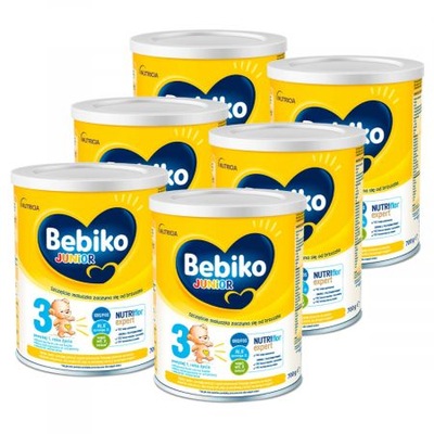 BEBIKO Junior 3 Odżywcza formuła na bazie mleka 6 x 700g