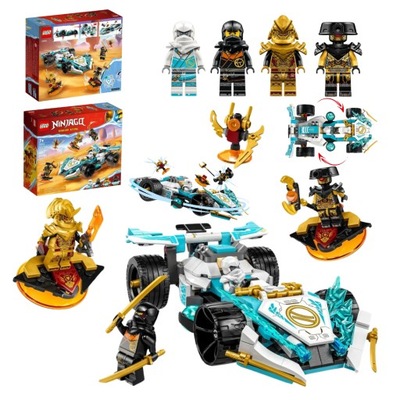 LEGO Ninjago 71791 Samochód wyścigowy Spinjitzu smoka Zane'a - Klocki LEGO