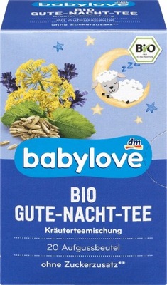 BABYLOVE BIO HERBATKA NA SEN BEZ CUKRU SASZETKI