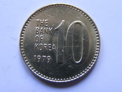 KOREA POŁUDNIOWA 10 WON 1979 ROK BCM !!!!!!!! 0954