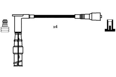 NGK JUEGO TUBOS DE ENCENDIDO MERCEDES C (W202)  