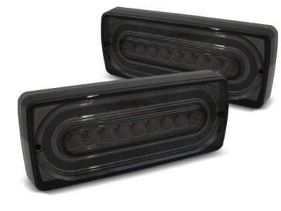 Фары mercedes w463 g-klasa 90-12 smoke led фото №1