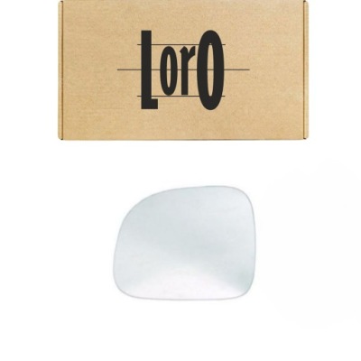 Скло вкладиш дзеркало праве випукле fiat panda 2003- фото №1