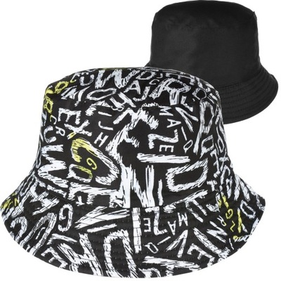 Bucket Hat Kapelusz Rybacki Dwustronny WZORY BH16