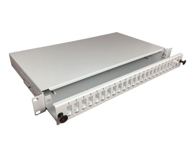 Przełącznica światłowodowa 24xSC duplex 19" 1U z płytą czołową oraz akcesor