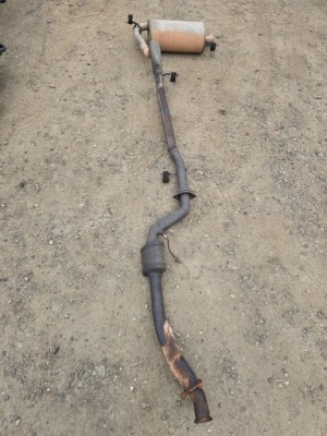 Hummer h3 05-10 гасник труба вихлопна 3.5 usa 252181 фото №1