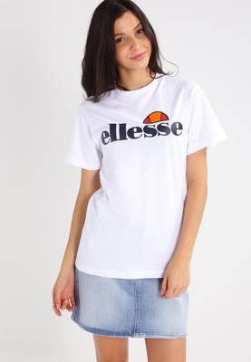 T-shirt biały, logo Ellesse L