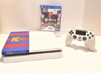 PlayStation 4 Slim PS4 BARCELONA FIFA 21 PL