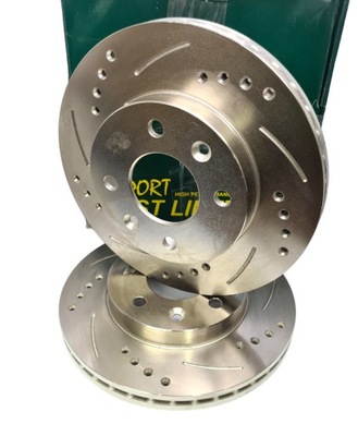 2x гальмівні диски гальмівні osi перед renault clio kangoo megane thalia фото №1