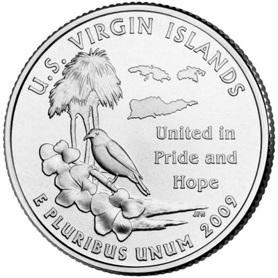 25 c Stany USA Virgin Islands Quarter 2009 D nr 5