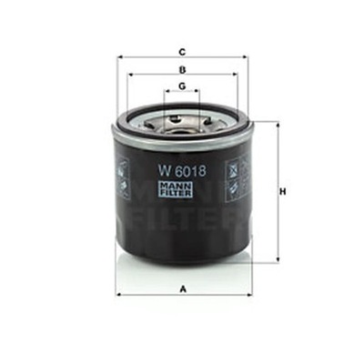 FILTRAS ALYVOS MANN-FILTER W 6018 