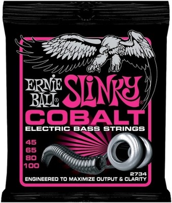 ERNIE BALL EB 2734 COBALT struny do basu 45-100