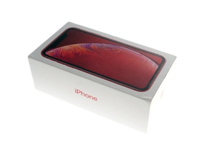Pudełko Apple iPhone XR 64GB RED UK ORYGINALNE