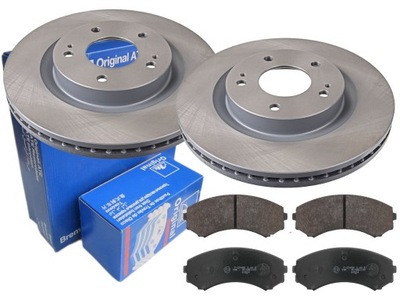 Тормозные диски тормозные колодки ate перед grandis 290mm фото №1