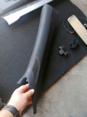 Mercedes w118 защита стойка левая перед amg cla фото №1