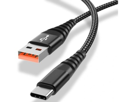 Kabel pleciony USB A do USB C 1.8m