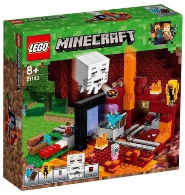 LEGO MINECRAFT 21143 PORTAL DO NETHERU KLOCKI