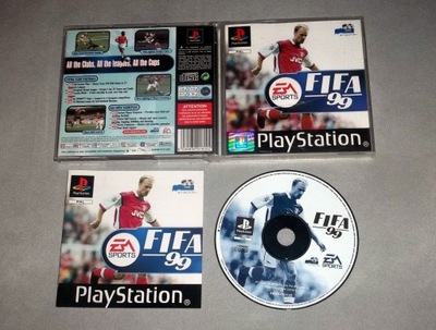 FIFA 99 PSX PS1 PREMIEROWA PLAYSTATION KULOWA PIŁKA NOŻNA OD EA SPORTS