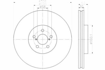 Тормозные диски тормозные 2szt subaru перед impreza 00- wrx фото №1
