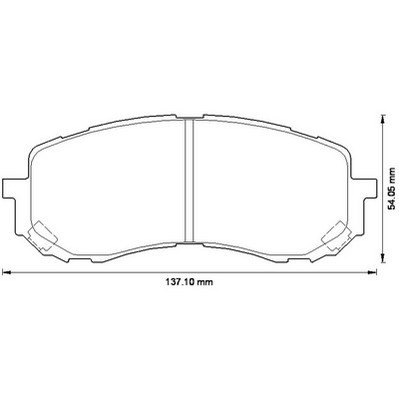 ZAPATAS DE FRENADO PARTE DELANTERA JURID 572571J  