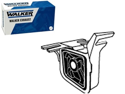 Кронштейн системы выпускной renault clio ii thalia i thalia ii 1.2-1.6 фото №1