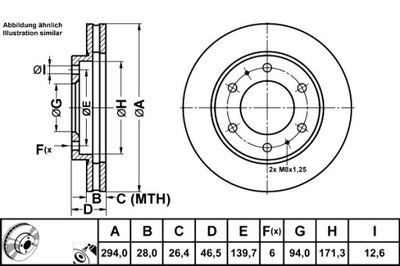 ATE DISCOS DE FRENADO 2SZT. PARTE DELANTERA FIAT FULLBACK MITSUBISHI L200 TRITON  