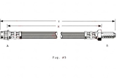 Trw шланг тормозной elast. peugeot 306 1.1-2.0d фото №1