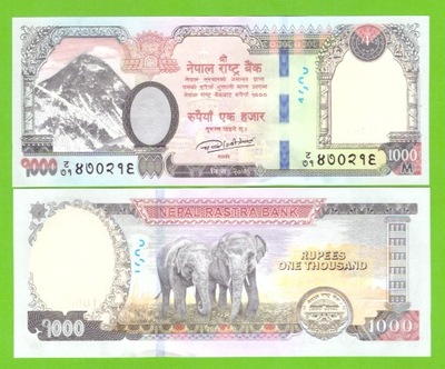 NEPAL 1000 RUPEES 2019 P-W82 UNC